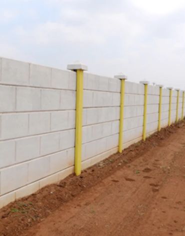 Concrete Wall Services Uttar Pradesh | Shree Balaji Cements Work